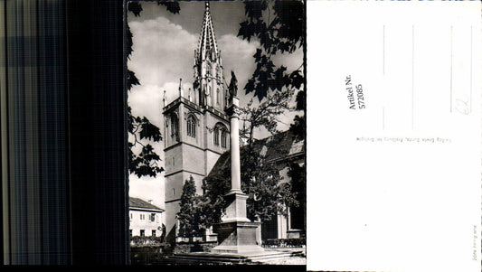 572085, Photo Ak Konstanz on Lake Constance Basilica