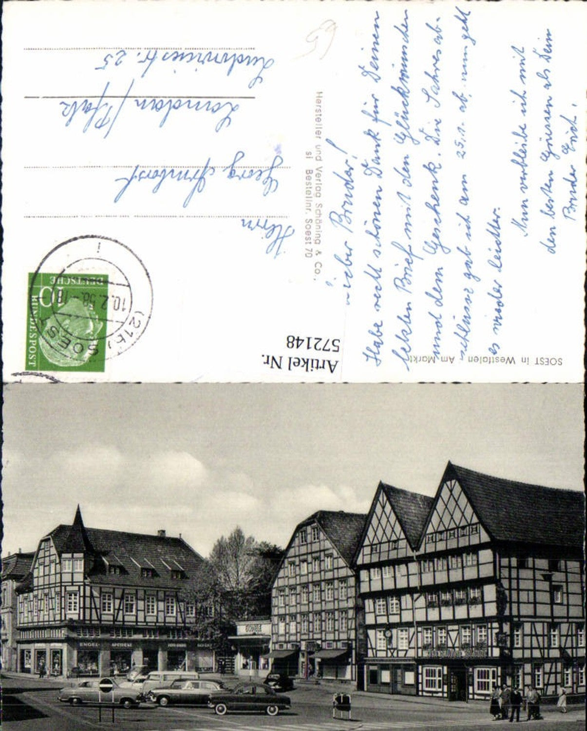 572148,Soest Westfalen Am Markt Auto