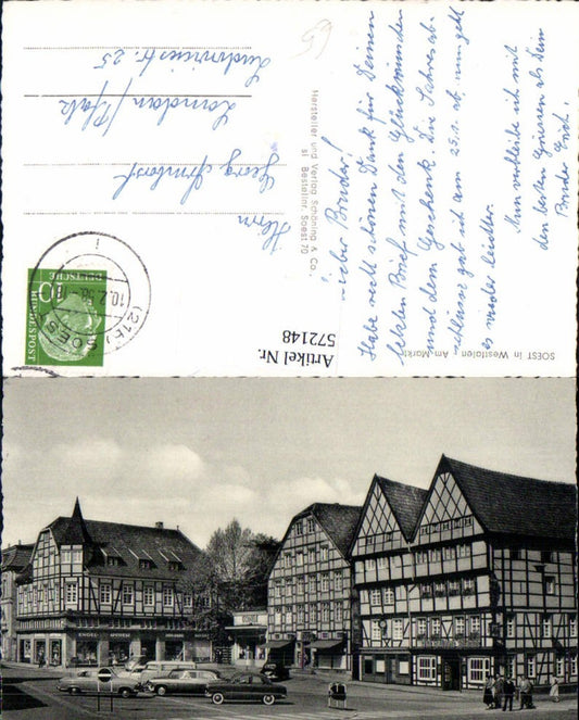 572148,Soest Westfalen Am Markt Auto