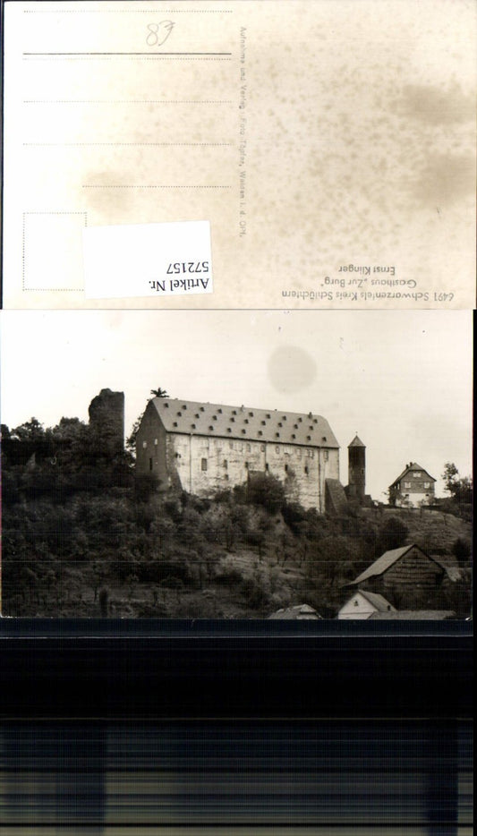 572157,Sinntal Burg Schwarzenfels Gasthaus Zur Burg