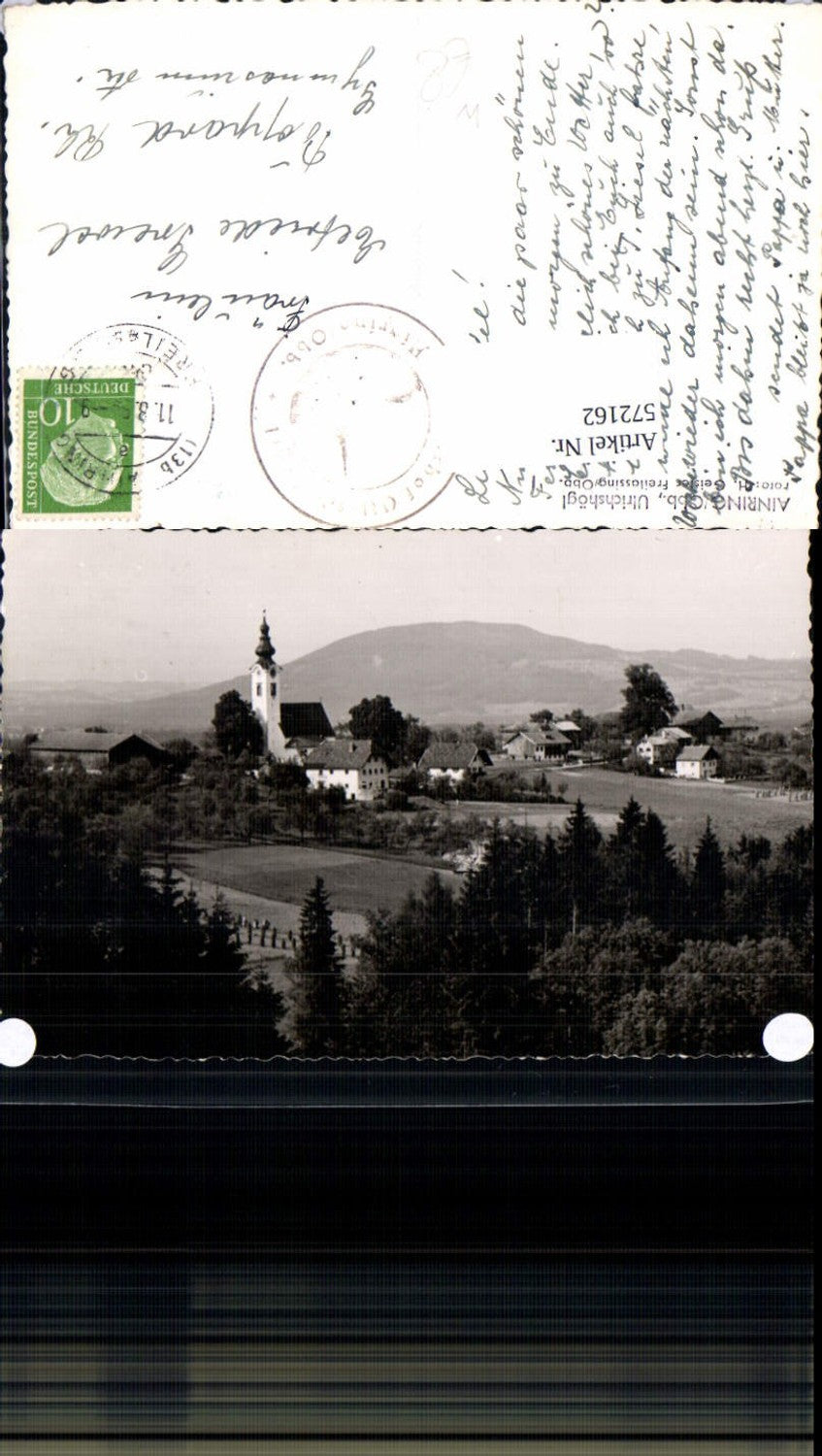 572162,Foto Ak Ainring Ulrichshögl Kirche
