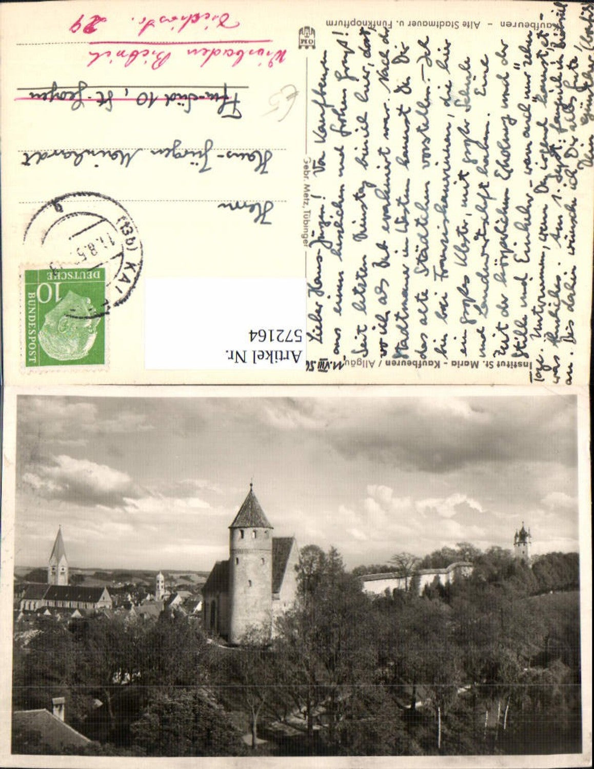 572164,Kaufbeuren Allgäu Ansicht St Blasien
