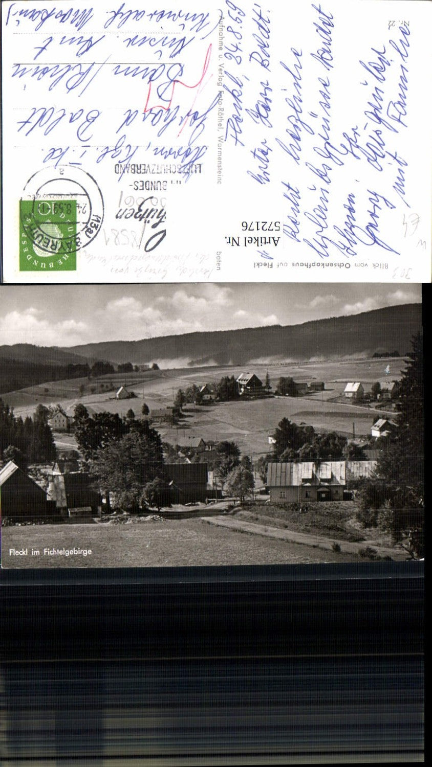 572176,Ochsenkopfhaus auf Fleckl Warmensteinach Fichtelgebirge