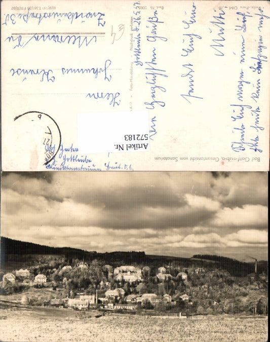 572183,Bad Gottleuba-Berggießhübel Gesamtansicht v. Sanatorium