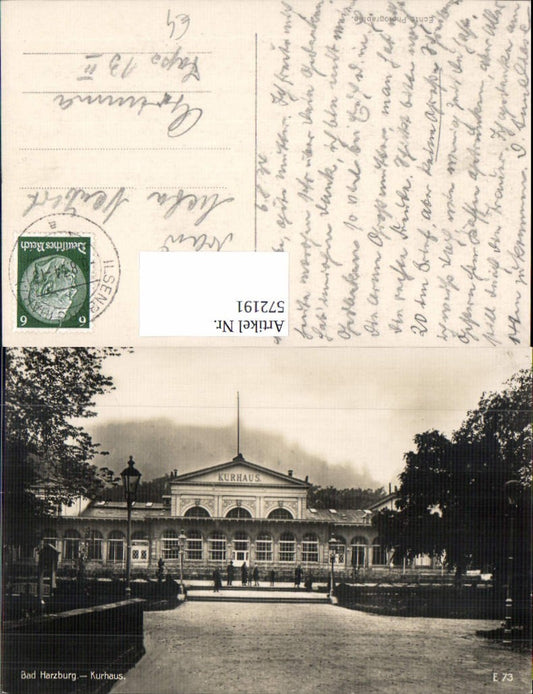 572191,Foto Ak Bad Harzburg Kurhaus
