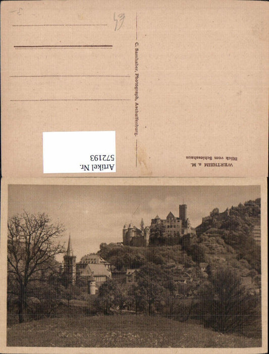 572193, Wertheim am Main, view from the shooting range