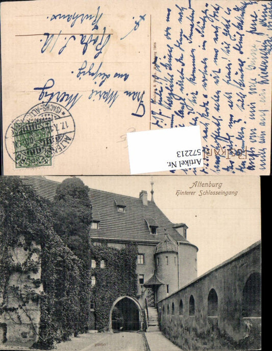 572213, Altenburg Rear Castle Entrance