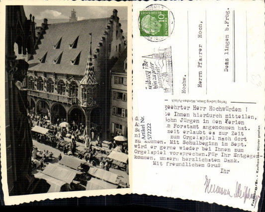 572222, Freiburg im Breisgau, department store seen from Münster