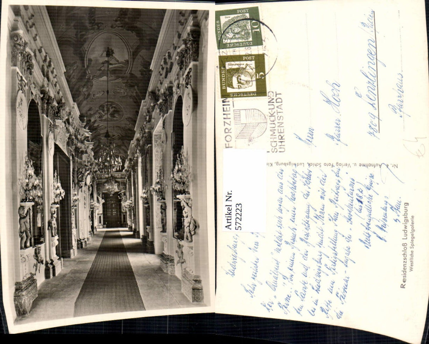 572223,Ludwigsburg Rsidenzschloss Westliche Spiegelgalerie