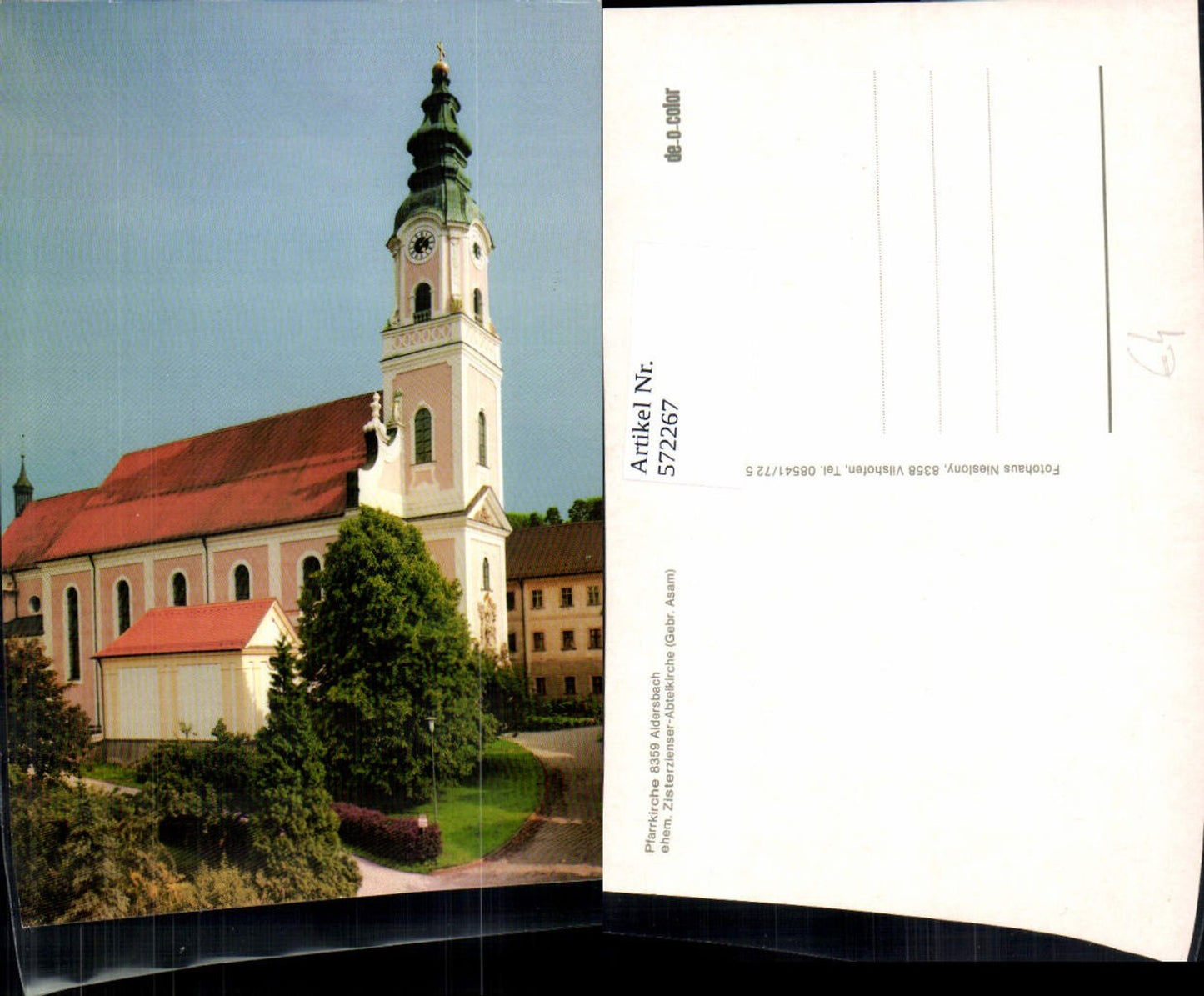 572267, Parish Church Aldersbach Abbey Church Church