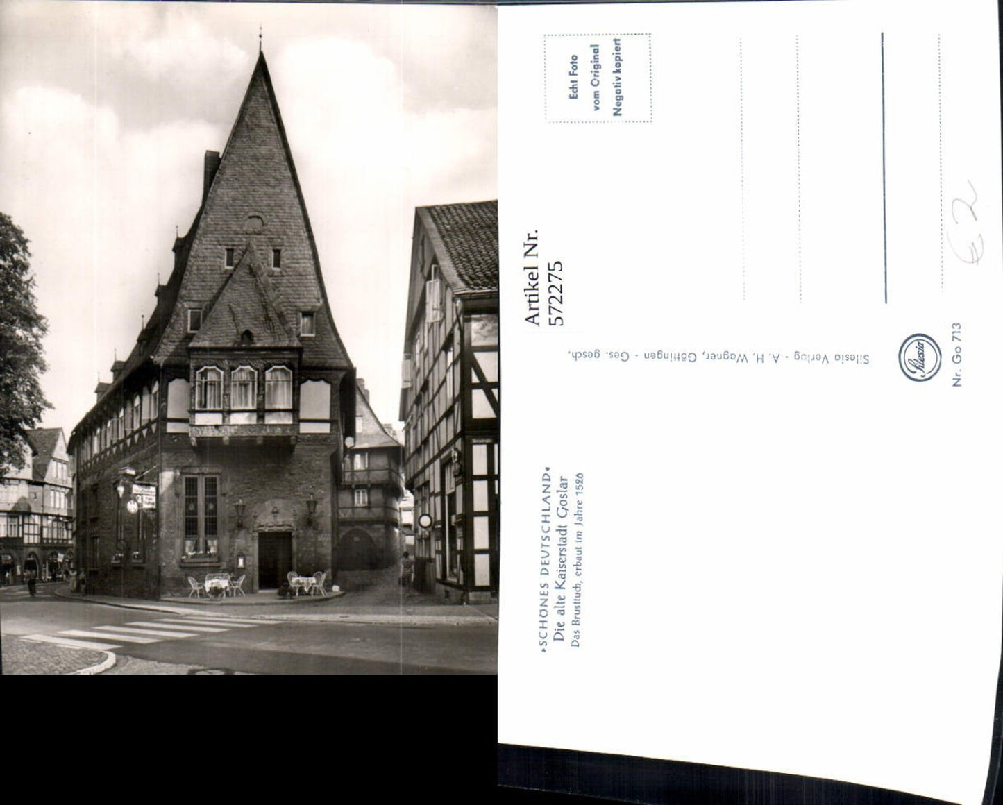 572275,Foto Ak Goslar Das Brusttuch