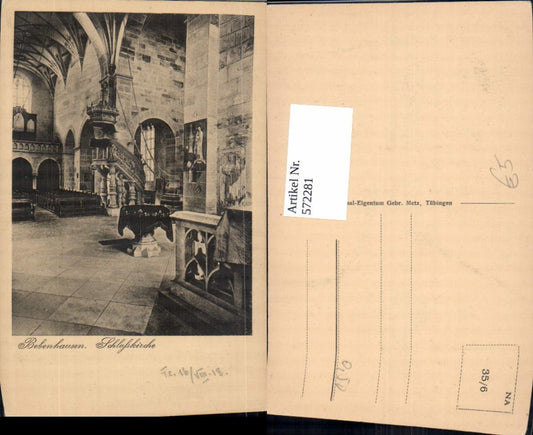 572281, Tübingen Bebenhausen Monastery Castle Church