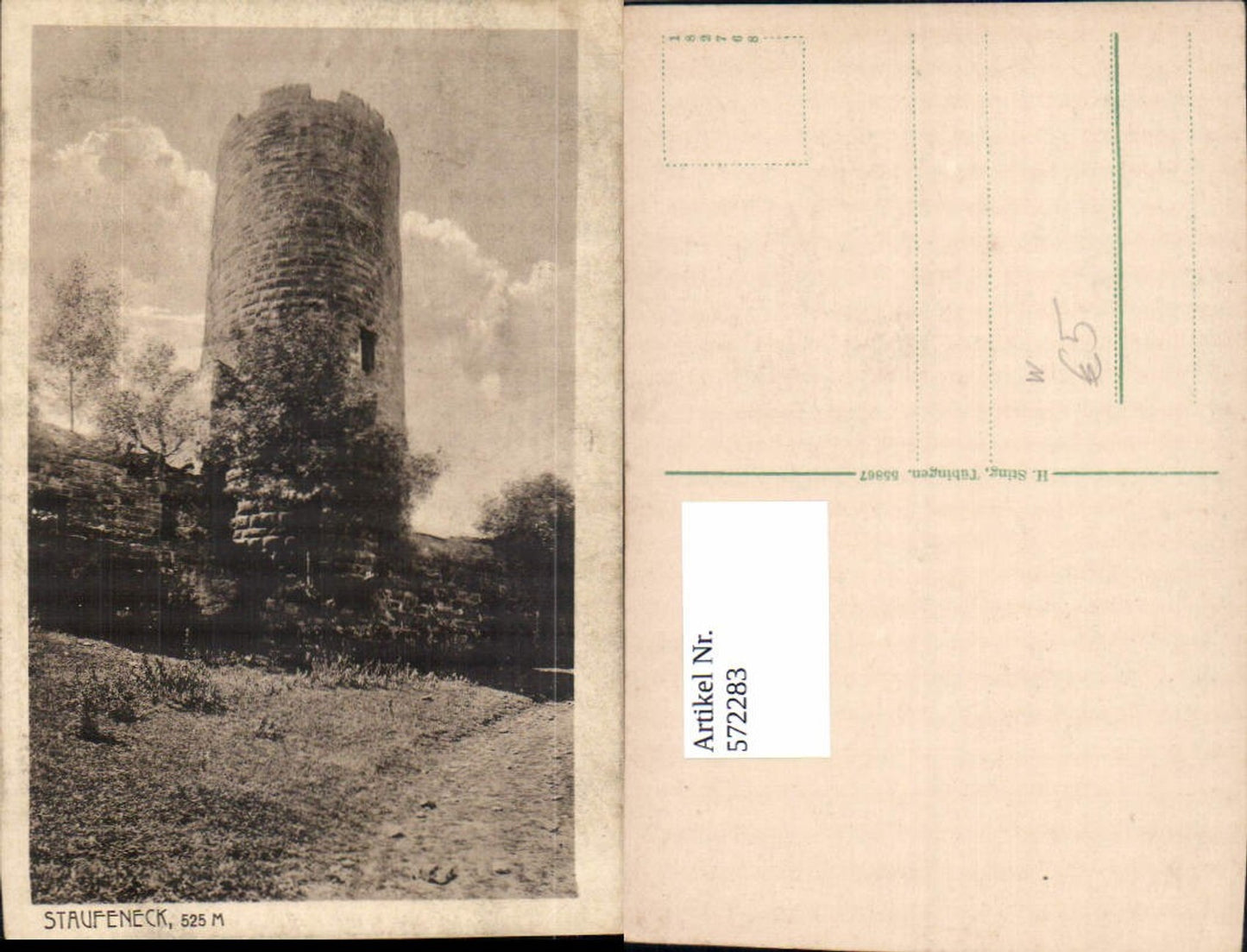 572283, Staufeneck Castle, Salach