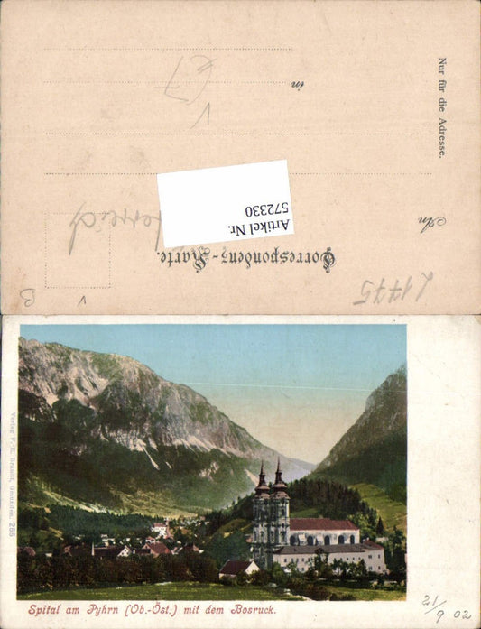 572330,Spital am Pyhrn m. Bosruck pub Brandt 255
