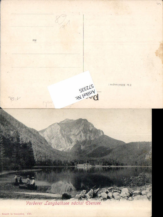 572335,Vorderer Langbathsee bei Ebensee pub Brandt 1787