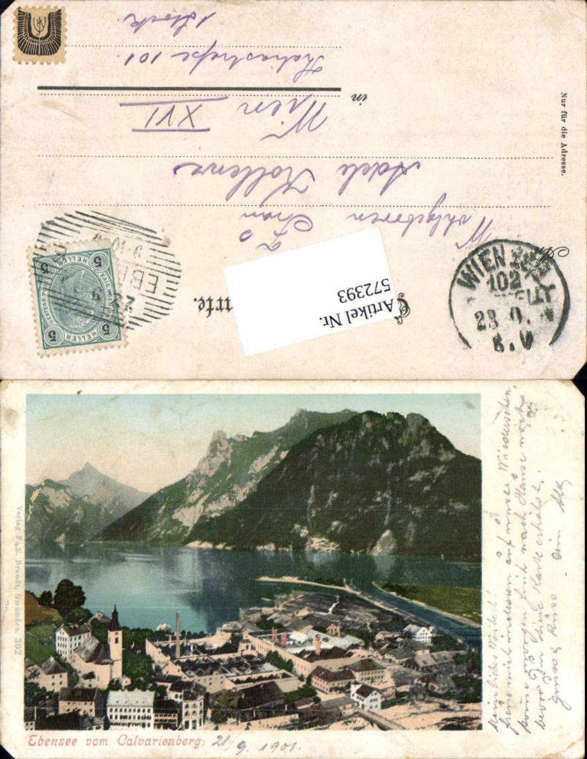 572393,Ebensee am Traunsee pub Brandt 302