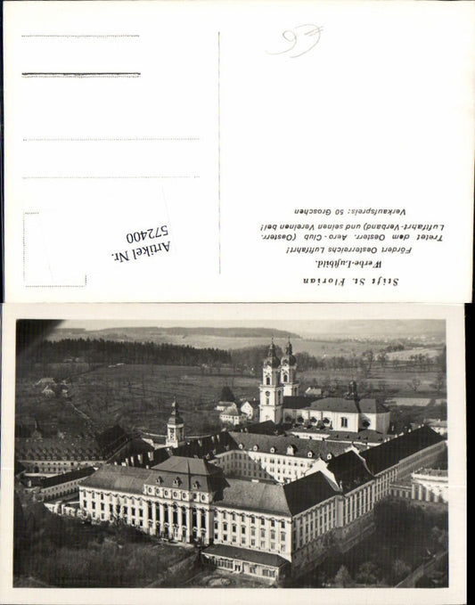 572400,tolle Fliegeraufnahme St. Florian bei Linz Luftbild