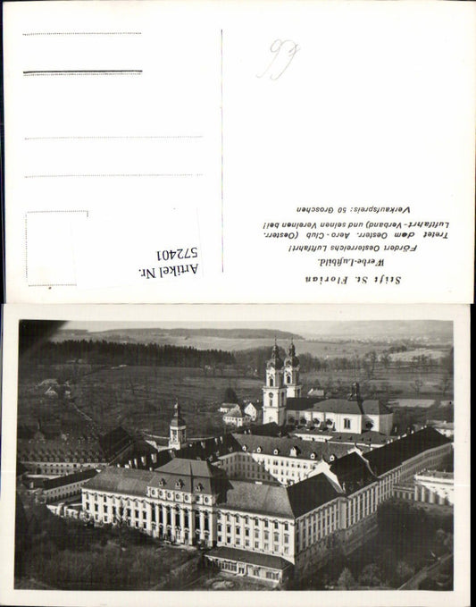 572401,tolle Fliegeraufnahme St. Florian bei Linz Luftbild