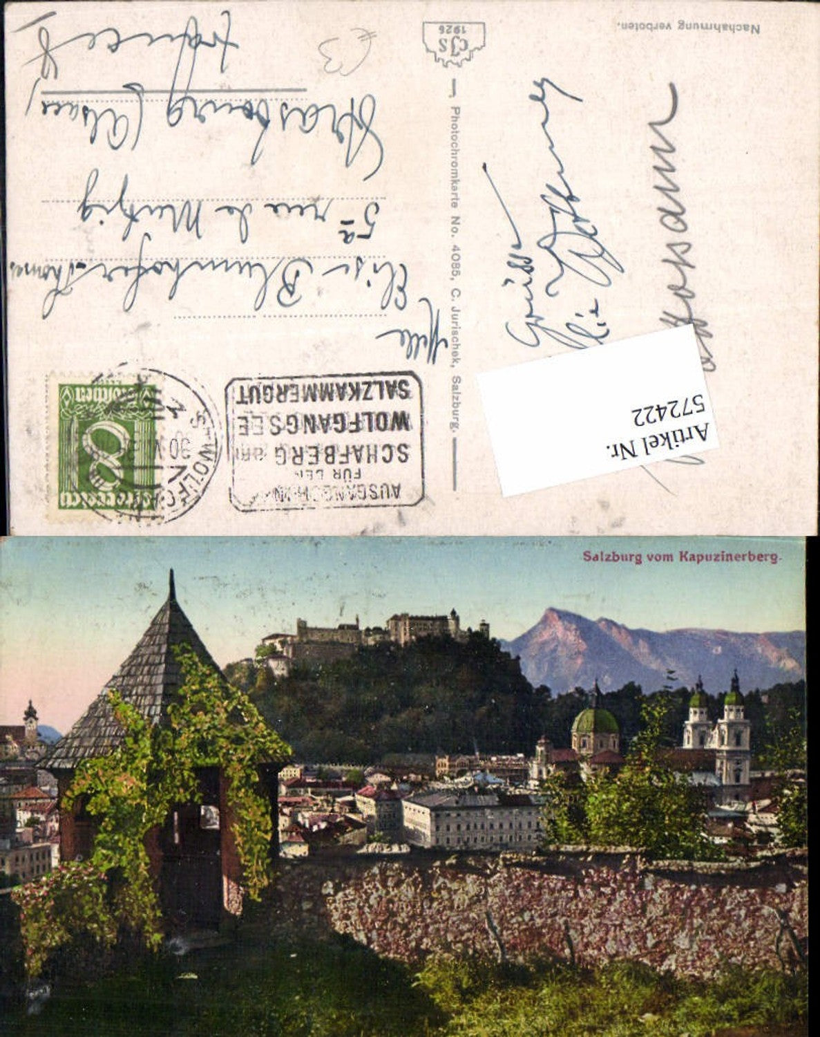 572422, Salzburg from the Kapuzinerberg