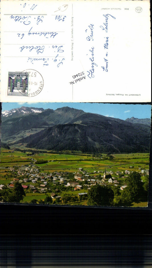 572445,Fliegeraufnahme Uttendorf im Pinzgau