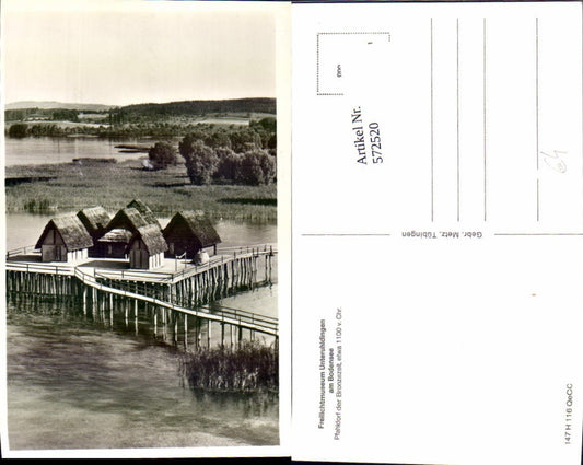 572520, Open-air museum Unteruhldingen on Lake Constance, Bronze Age pile village
