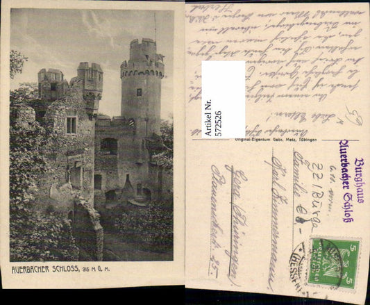 572526,Auerbacher Schloss Auerberg bei Bensheim
