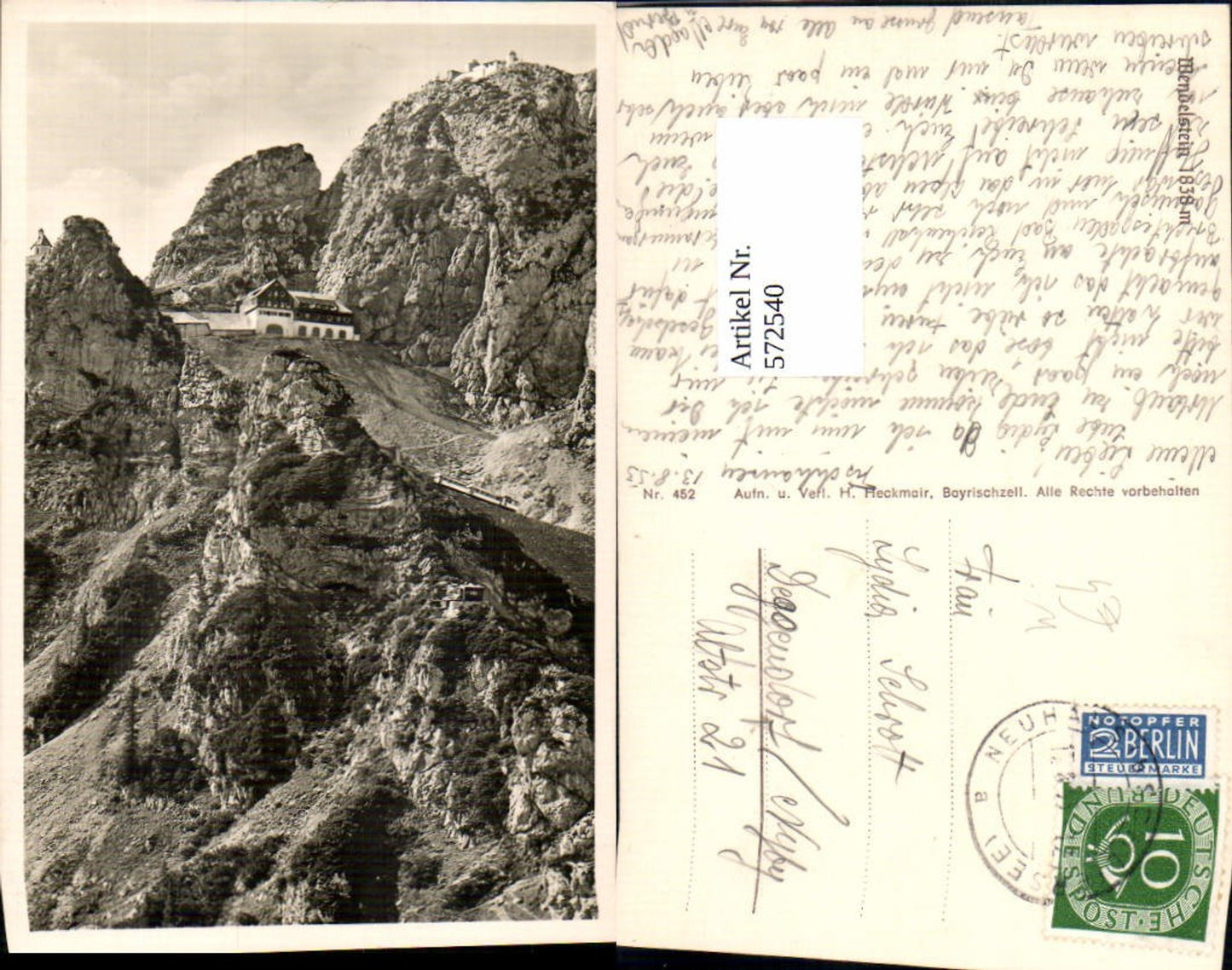 572540,Wendelstein Mangfallgebirge bei Bayrischzell Brannenburg Fischbachgau