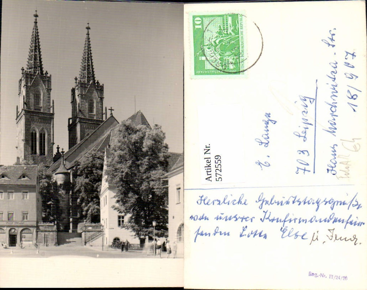 572559,Foto AK Berlin Rathausstrasse Königsstrasse