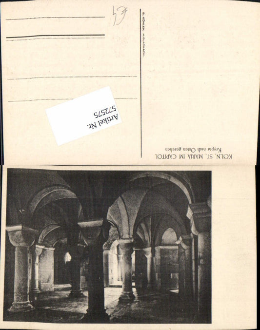 572575,Köln St Maria im Capitol Krypta nach Osten gesehen