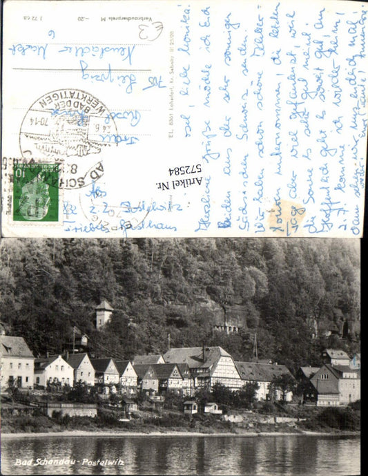572584,Bad Schandau Postelwitz Ansicht