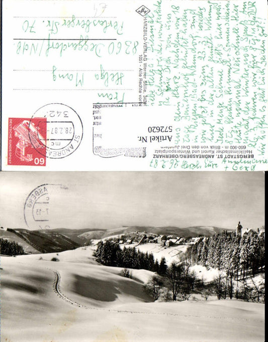 572620,St Andreasberg Oberharz Braunlage Blick v. d. Drei Jungfern