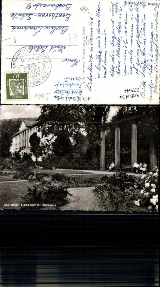 572644,Bad Eilsen Steingarten m. Badehaus