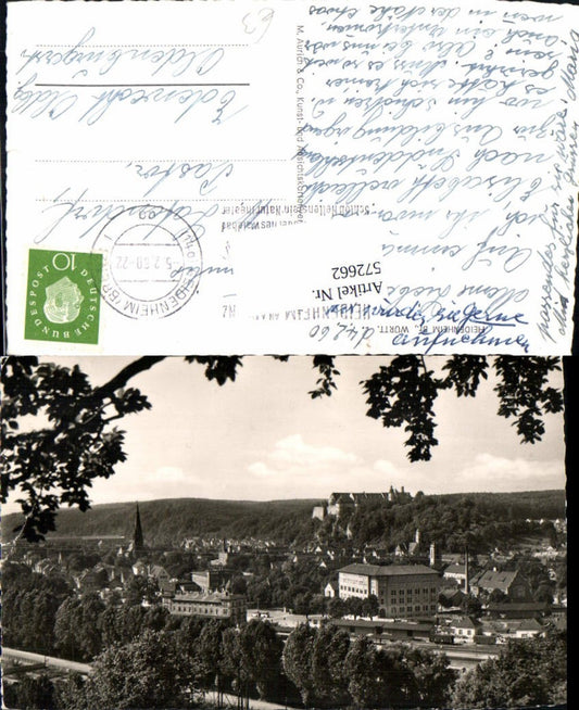 572662, Heidenheim an der Brenz View with Hellenstein Castle