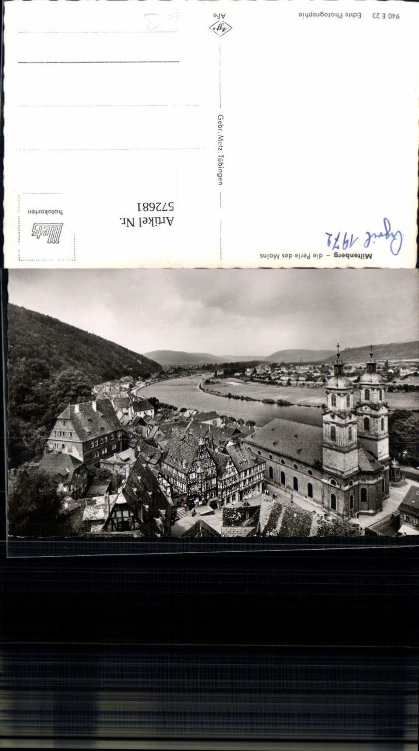 572681,Foto Ak Miltenberg die Perle d. Mains Kirche Dom