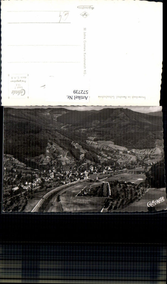 572739, Aerial view of Lautenbach in the Rench Valley