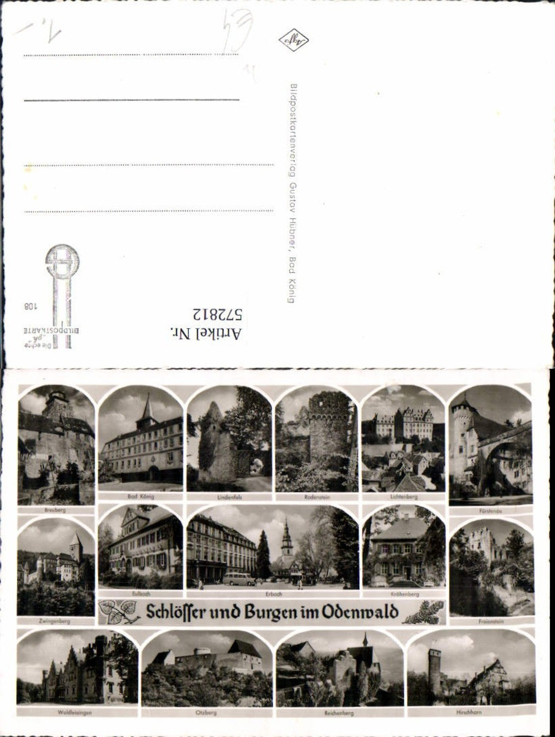 572812,Mehrbild Ak Odenwald Neustadt Breuberg Zwingenberg Eulbach Erbach