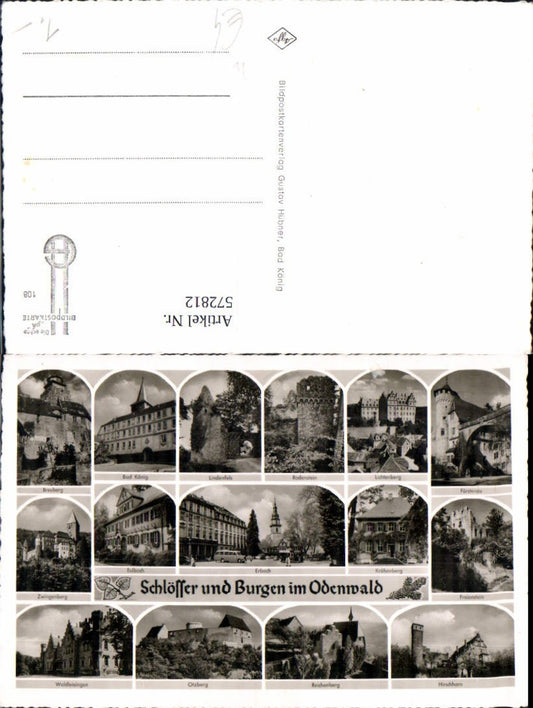 572812,Mehrbild Ak Odenwald Neustadt Breuberg Zwingenberg Eulbach Erbach