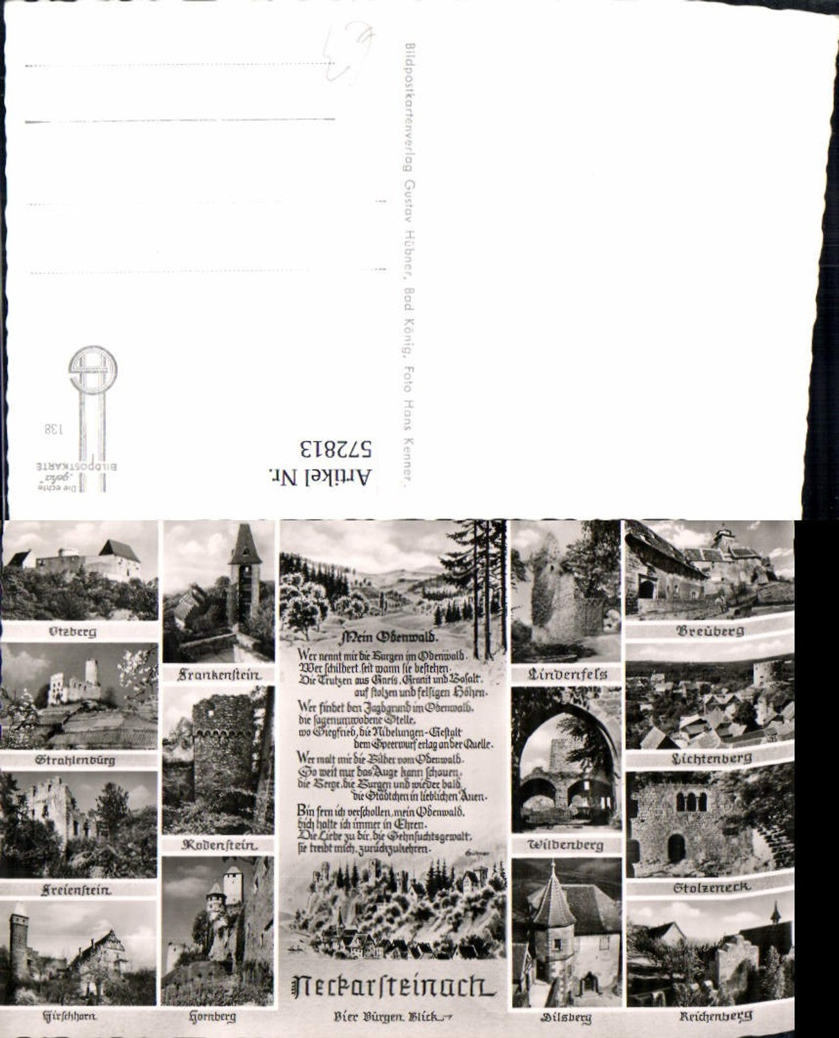 572813,Mehrbild Ak Neckarsteinach Strahlenburg Hornberg Breuberg