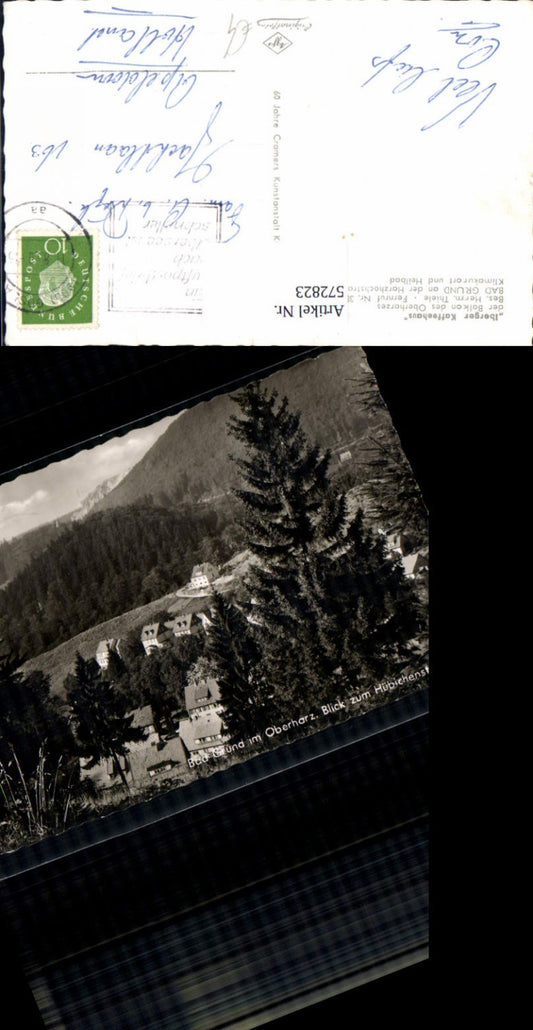 572823,Bad Grund Harz Blick zum Hübichenstein