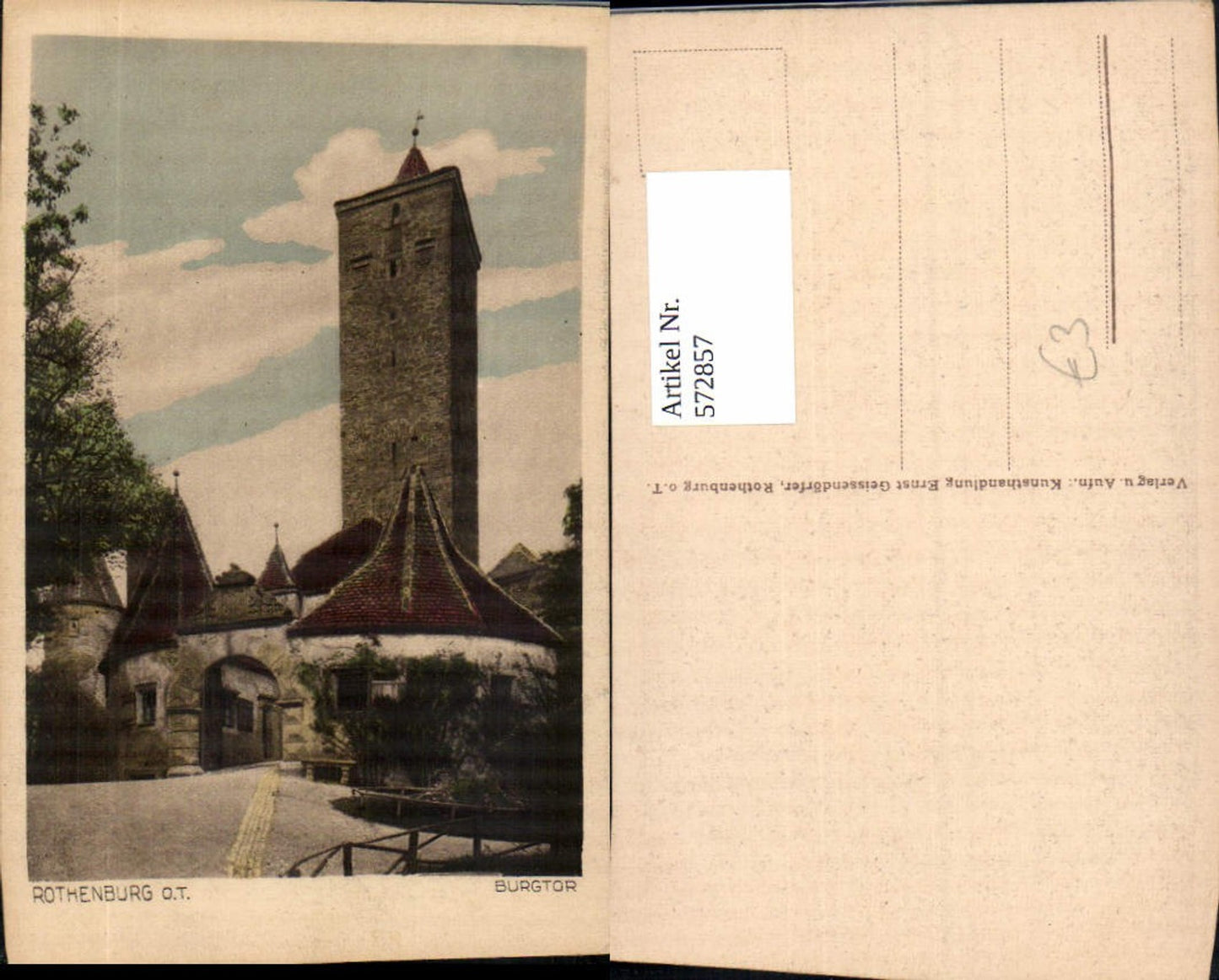 572857,Rothenburg ob der Tauber Burgtor