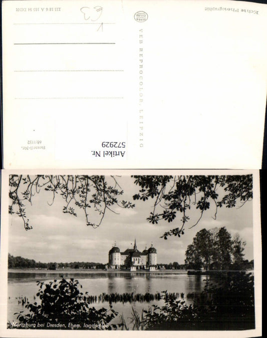 572929,Foto Ak Moritzburg b. Dresden Jagdschloss Schloss Moritzburg pub VEB
