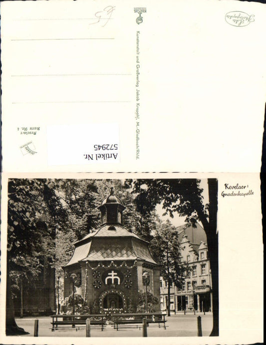 572945,Foto Ak Kevelaer Gnadenkapelle