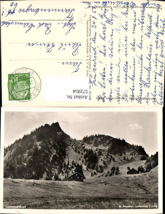 572954, Photo Ak Tennemooskopf Gunzesried Blaichach Allgäu