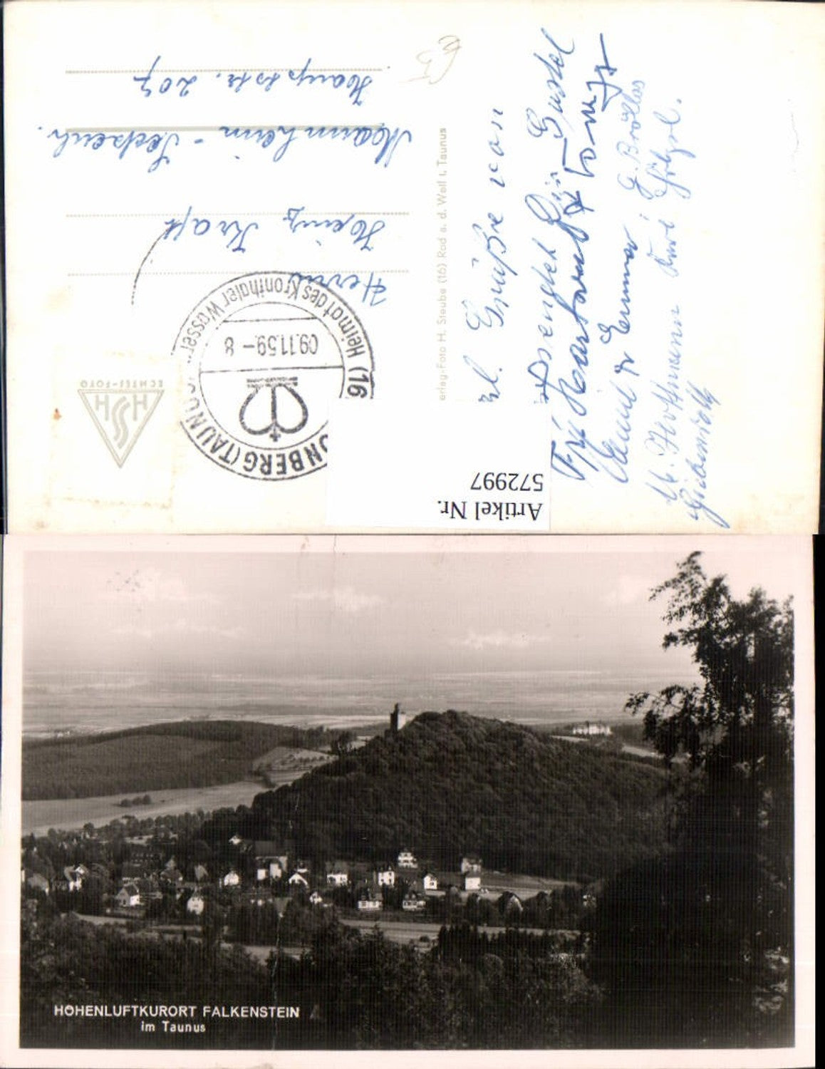 572997,Foto Ak Falkenstein i. Taunus Königstein im Taunus