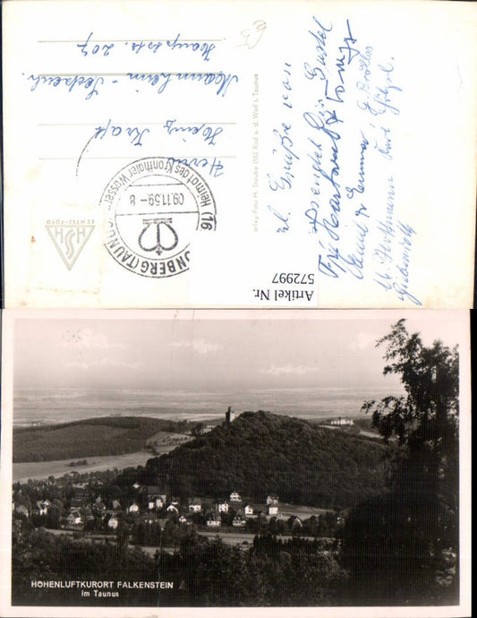 572997,Foto Ak Falkenstein i. Taunus Königstein im Taunus