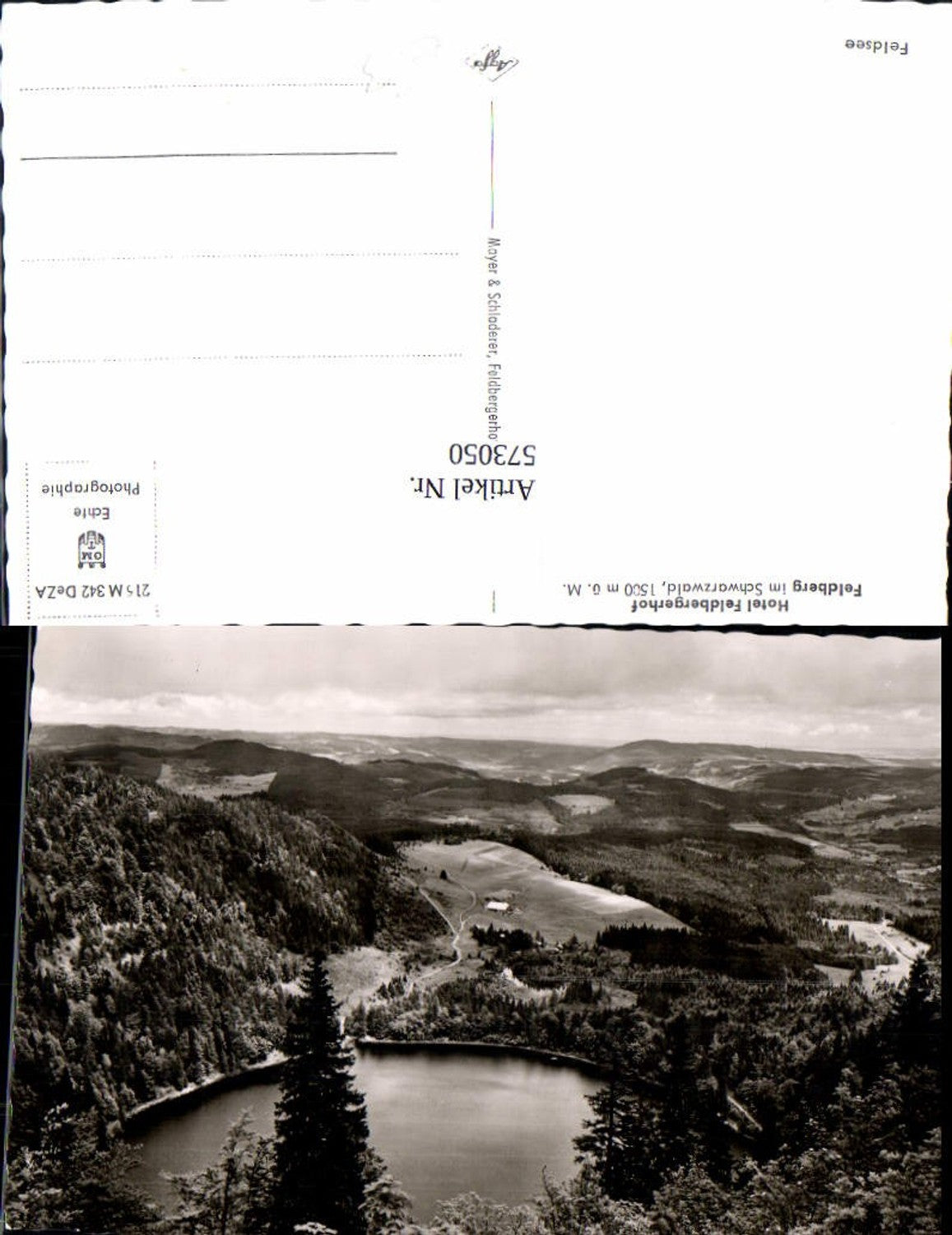 573050,Foto Ak Feldberg Schwarzwald Feldsee Hotel Feldbergerhof