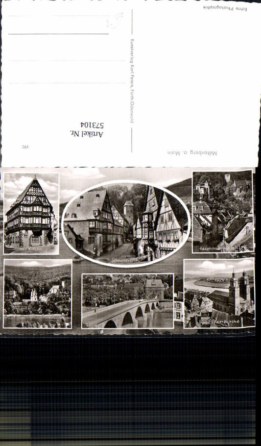 573104, Multi-image postcard Miltenberg am Main Schnatterloch The Giant