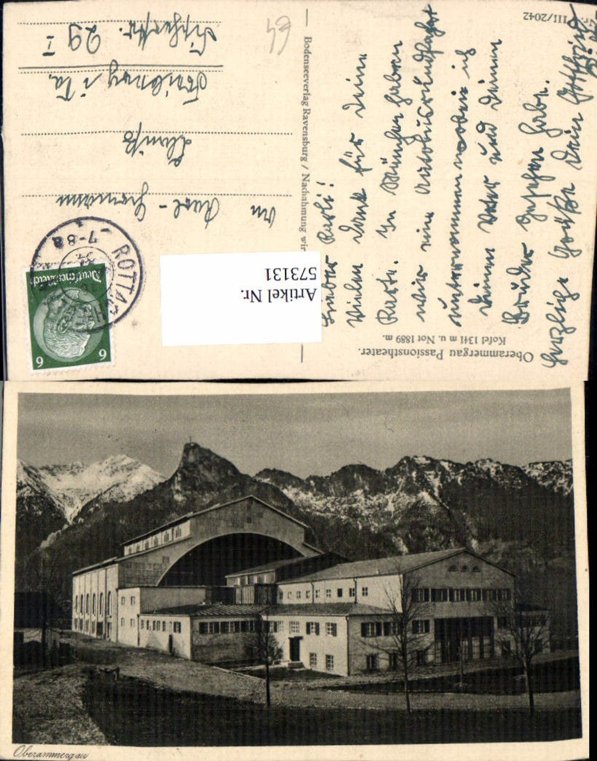573131, Oberammergau Passion Play Theatre