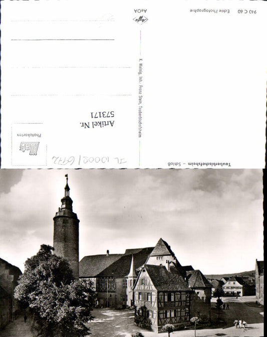 573171, Photo Ak Tauberbischofsheim Castle
