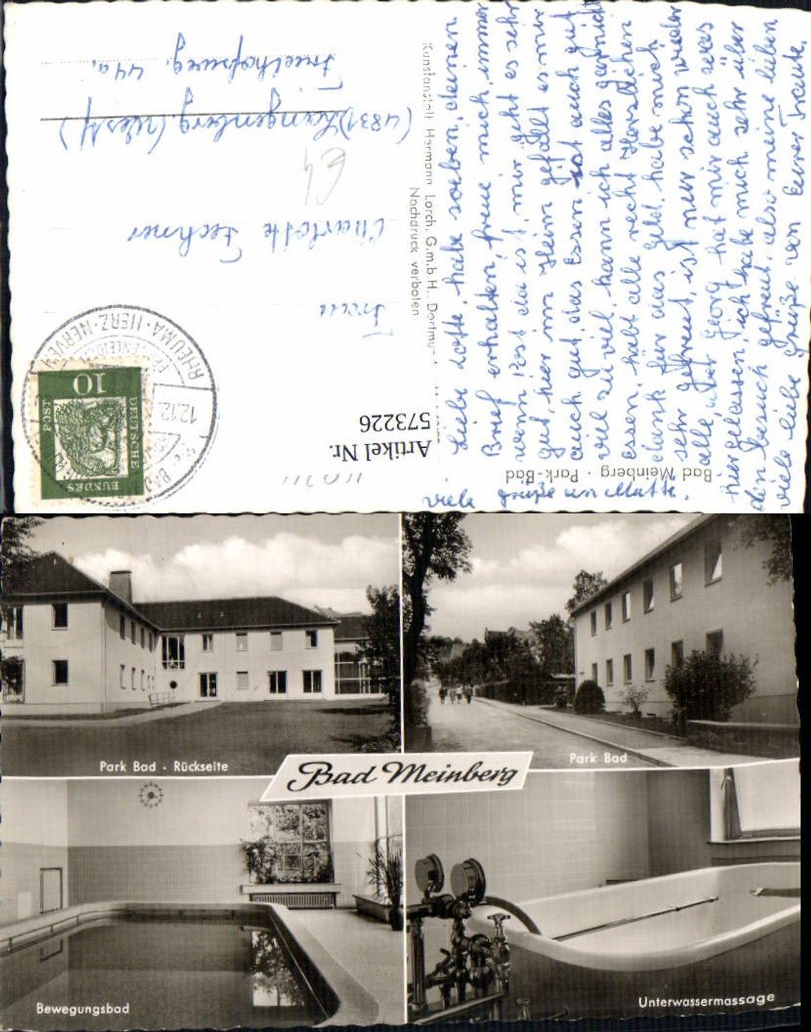 573226,Mehrbild Ak Horn-Bad Meinberg Bad Meinberg Park Bad